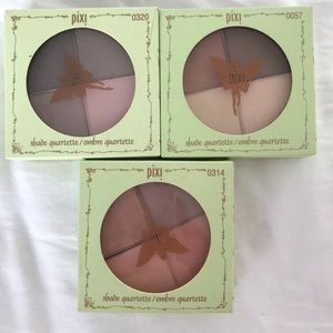 3 Brand New Authentic Pixi Shade Quartette Bundle